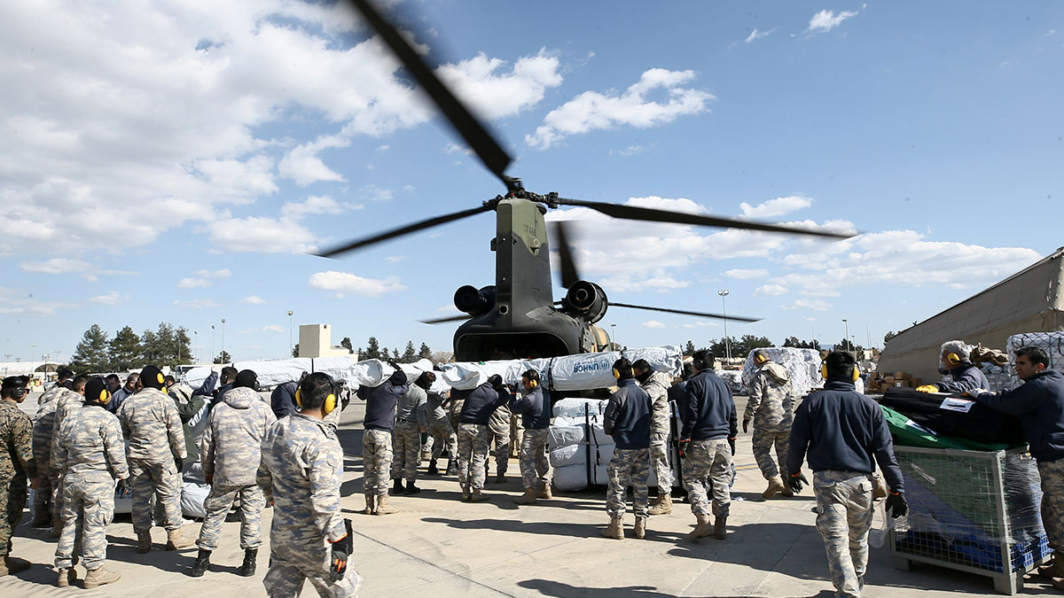 �ncirlik �ss�, hava yard�m koridoru g�revine devam ediyor
