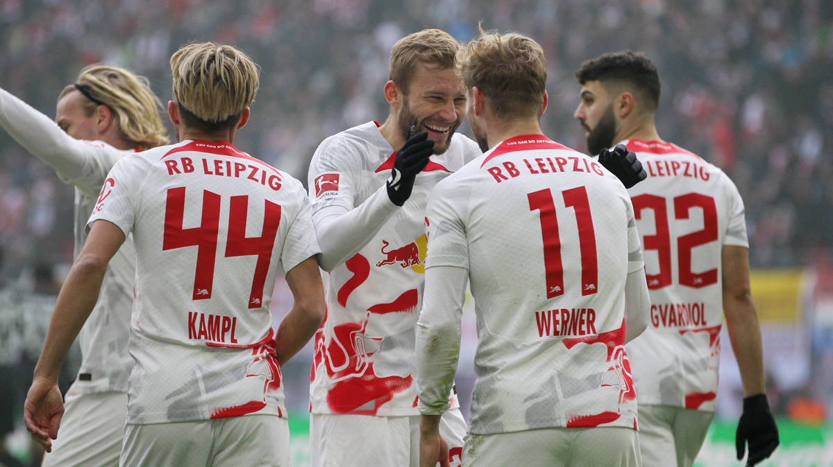 Leipzig, Eintracht Frankfurt'u 2 golle geti