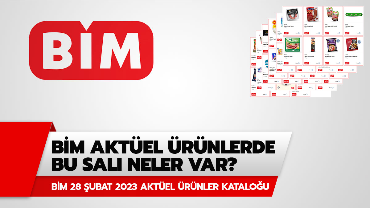 B�M'de bu hafta neler var? B�M 28 �ubat 2023 Sal� akt�el �r�nler katalo�u