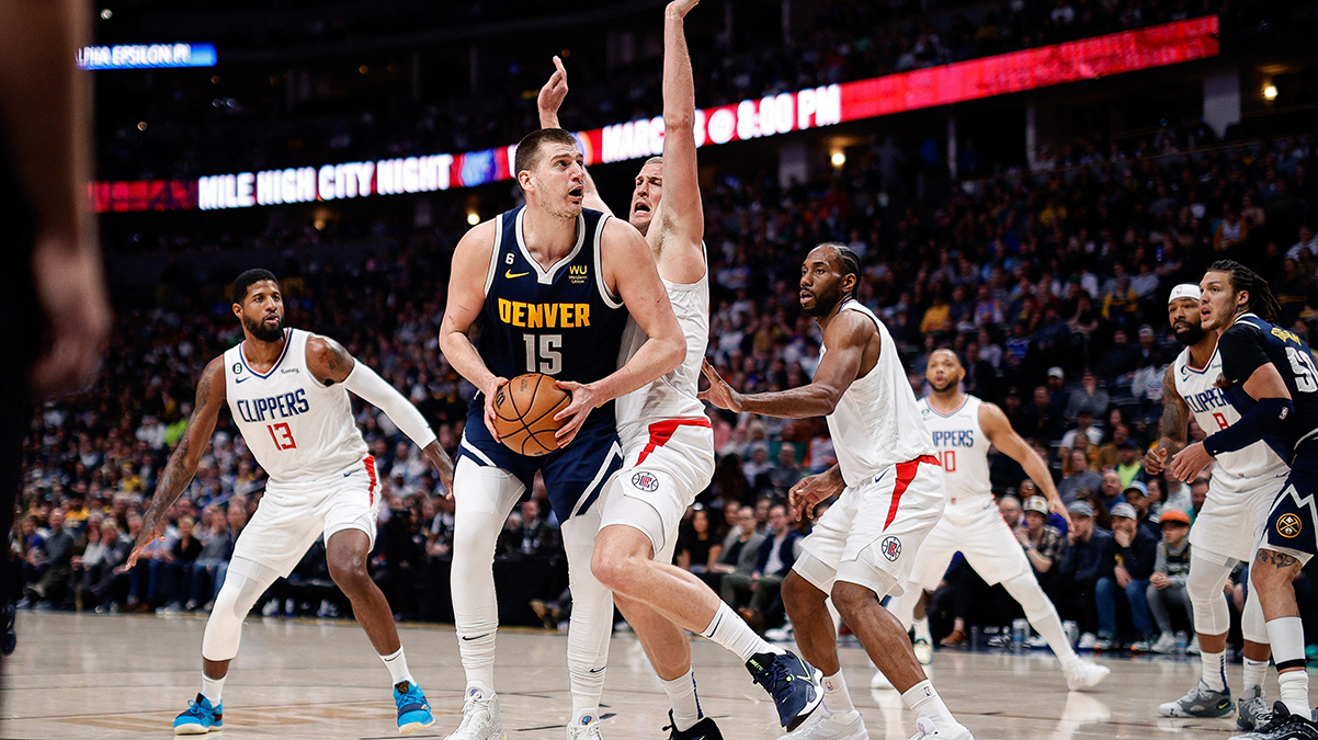 Nikola Jokic'ten 40 say�l� 'triple-double'