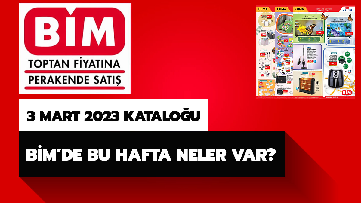 B�M 3 Mart 2023 Cuma akt�el �r�nler katalo�u! B�M'de bu hafta neler var?