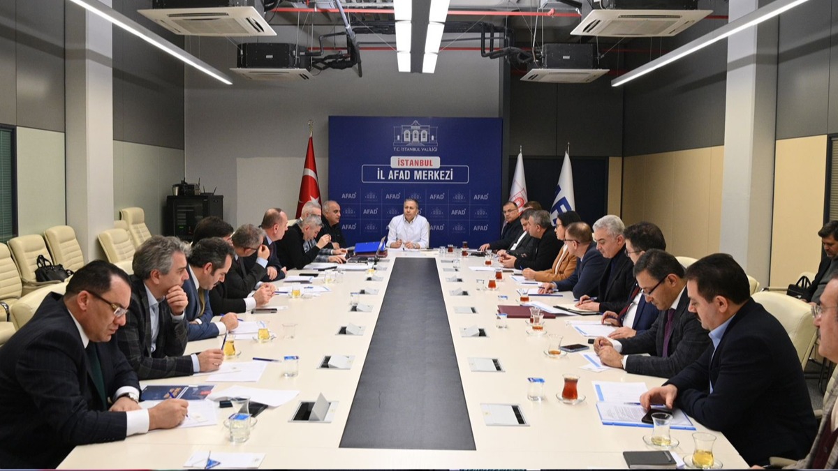 stanbul Valisi Yerlikaya'nn katlmyla koordinasyon toplants yapld