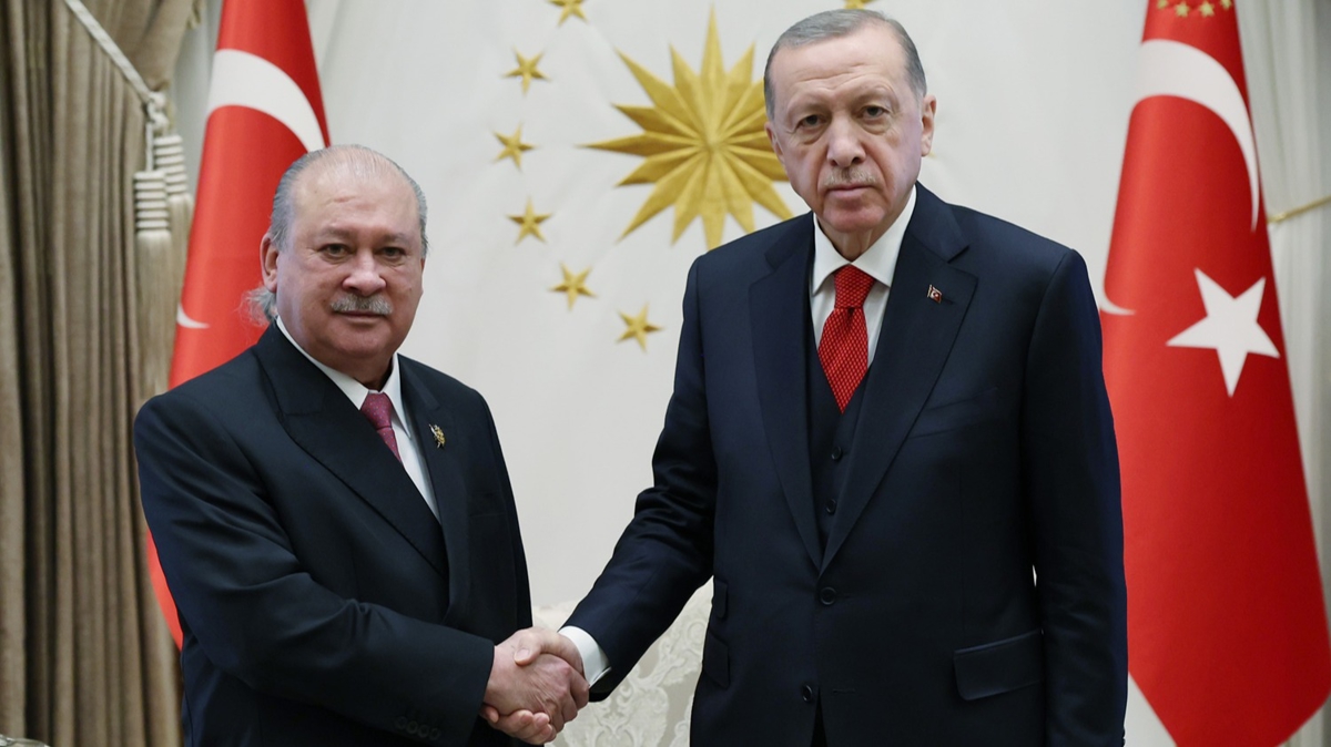 Cumhurbakan Erdoan, Johor Sultan skender'i kabul etti