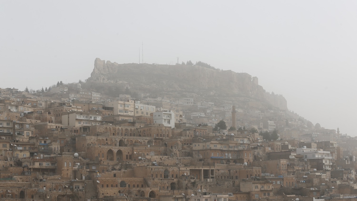 Diyarbakr ve Mardin'de toz tanm etkili oldu