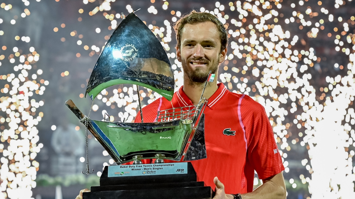 Dubai Tenis ampiyonas'nda zafer Daniil Medvedev'in!