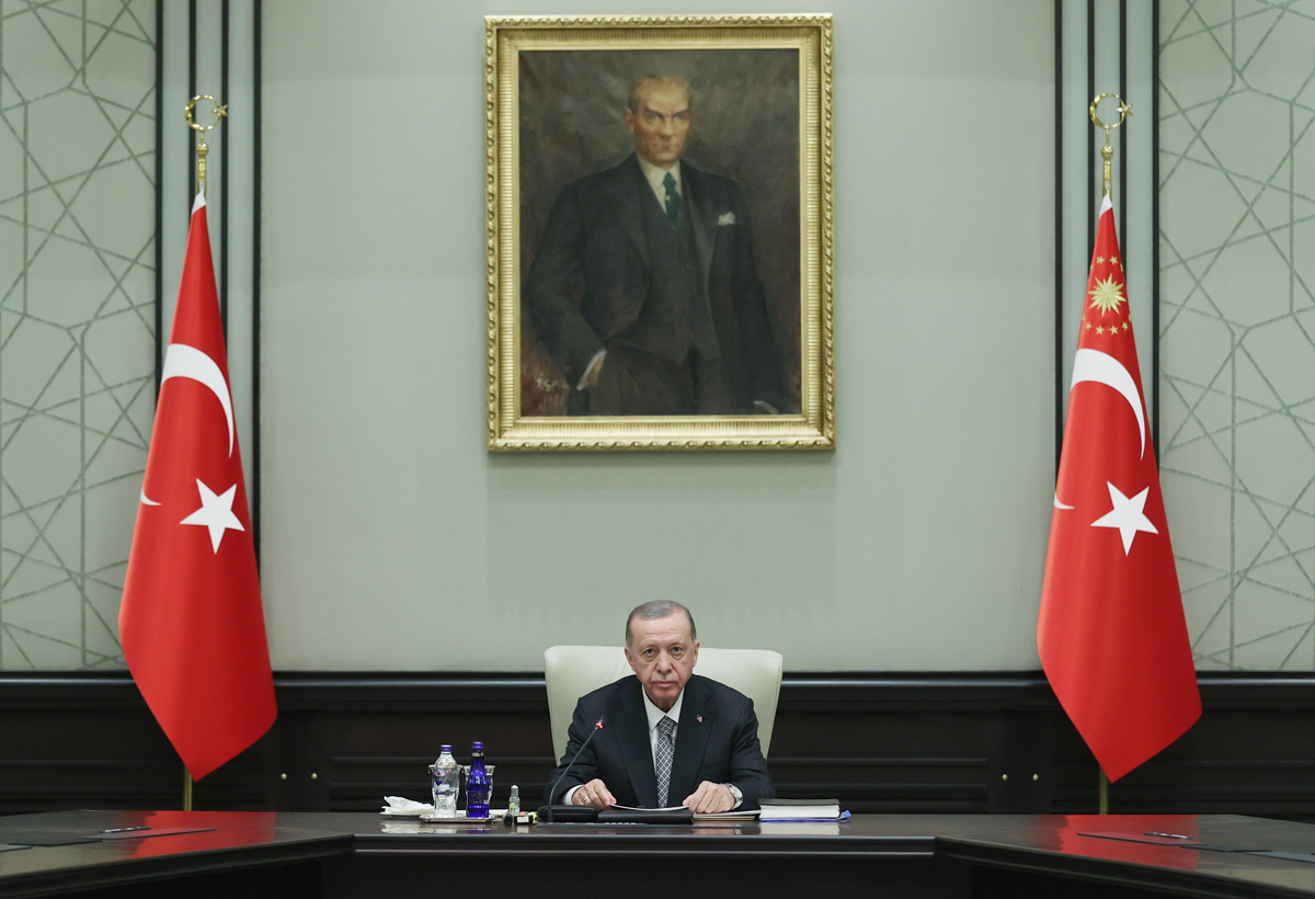 Cumhurba�kanl��� Kabine toplant�s� sona erdi