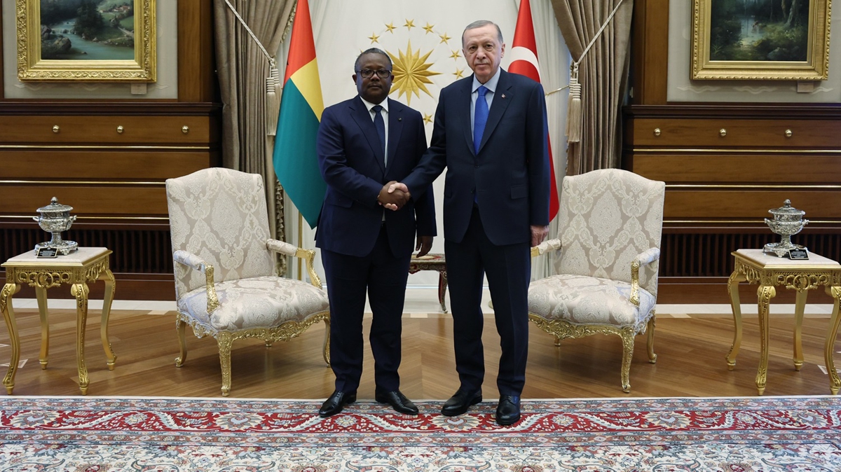 Cumhurbakan Erdoan, Gine Bissau Cumhurbakan Embalo ile grt