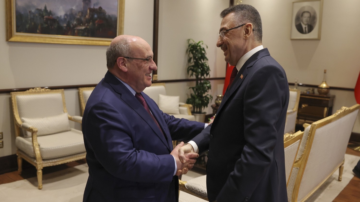Cumhurbakan Yardmcs Oktay, Uluslararas G rgt Genel Direktr Vitorino'yu kabul etti 