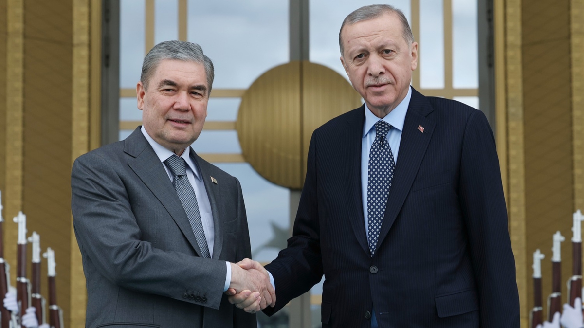 Cumhurbakan Erdoan, Berdimuhamedov'u kabul etti
