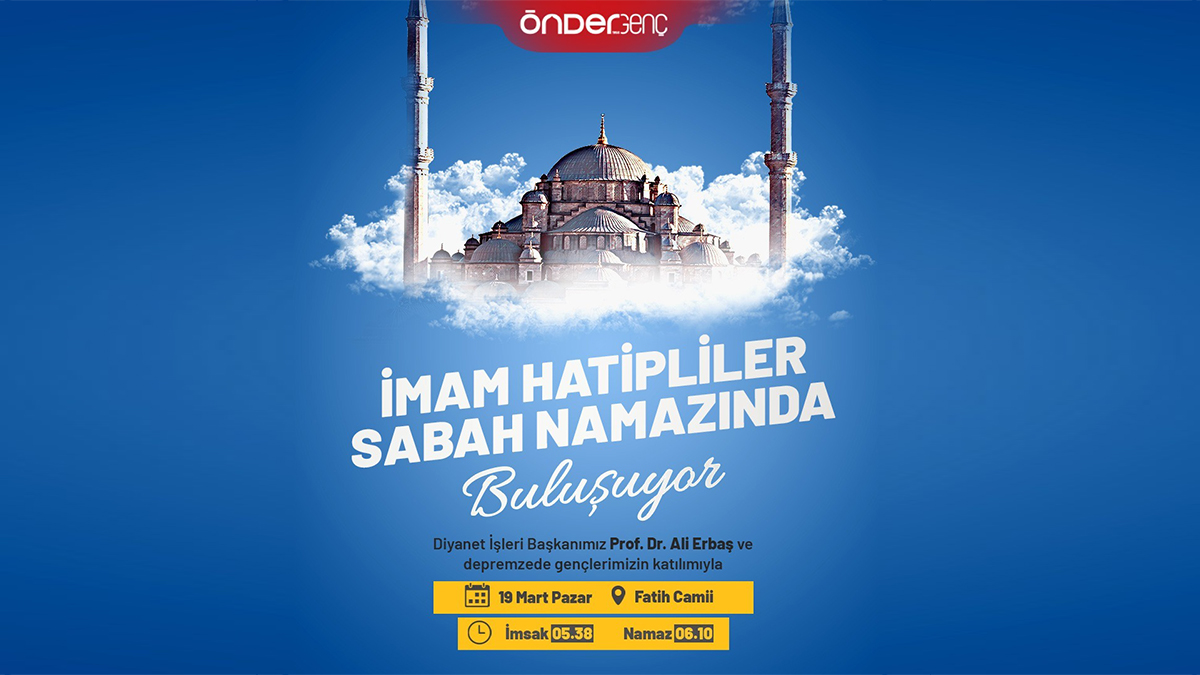�mam hatiplilerden 81 ilde sabah namaz� bulu�mas�