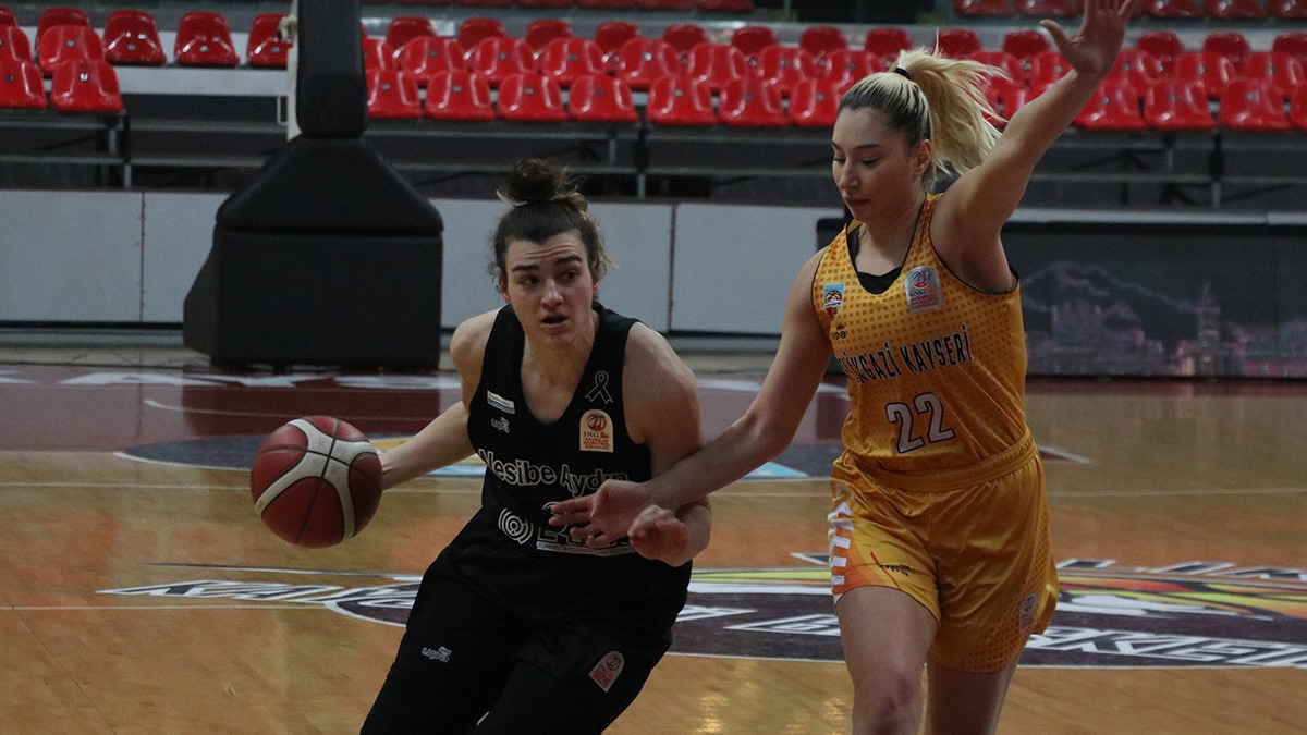 Nesibe Aydn, deplasmanda Melikgazi Kayseri Basketbol'u 79-70 malup etti