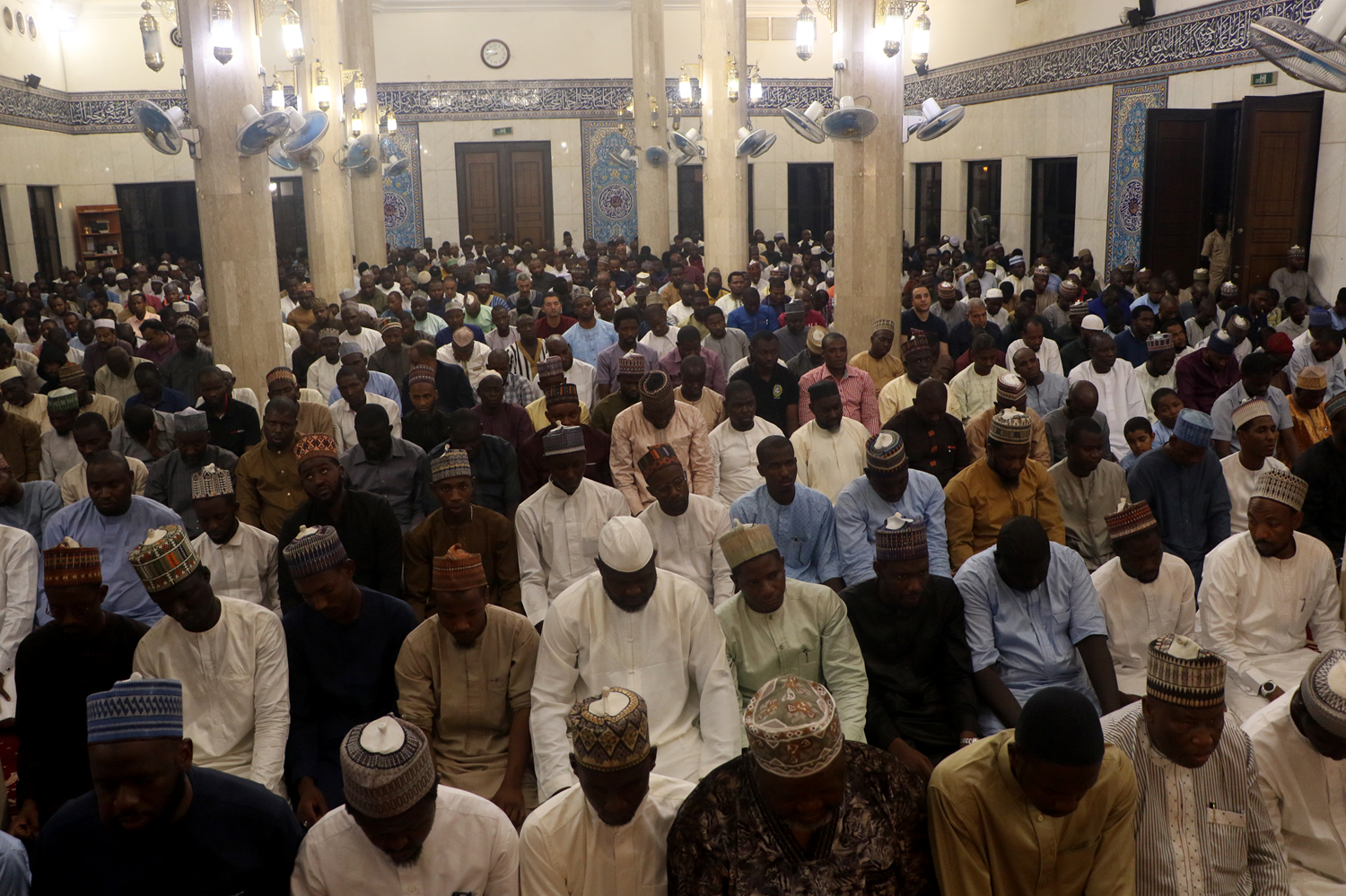 Nijeryal� M�sl�manlar T�rkiye i�in dua etti