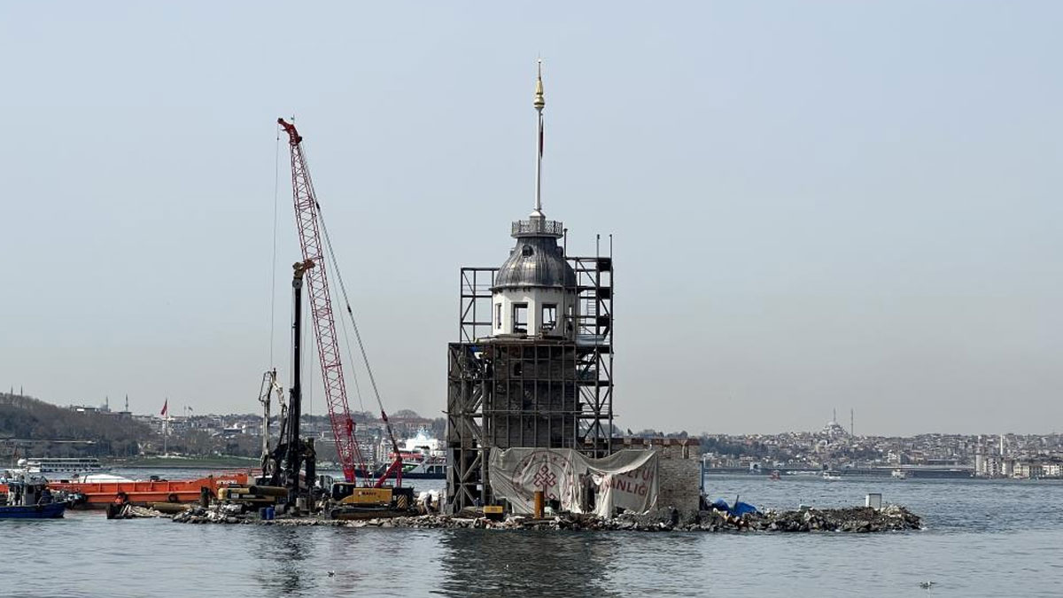 K�zkulesi restorasyonunda sona yakla��ld�