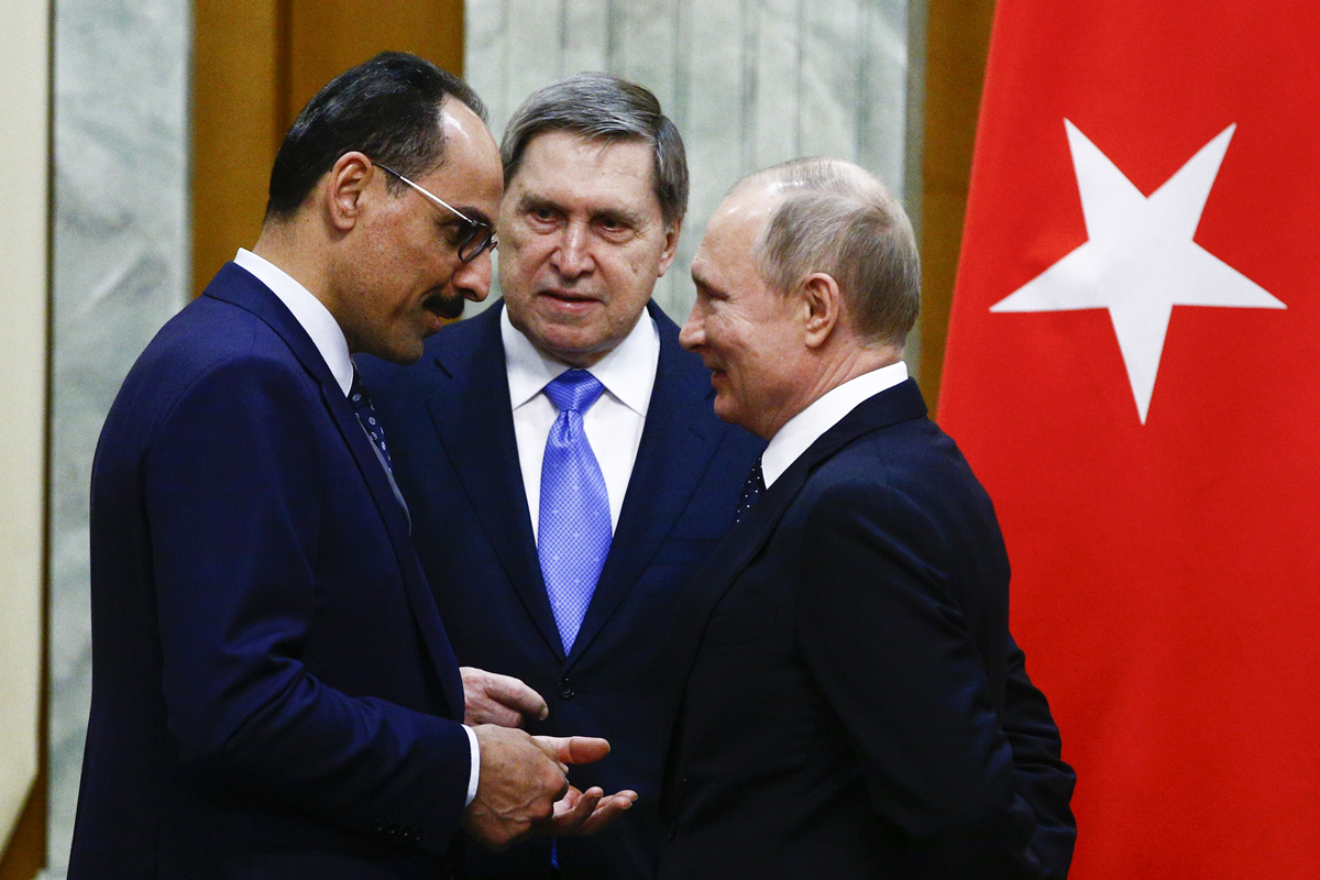 �brahim Kal�n ile Putin aras�nda kritik g�r��me! Kremlin'den a��klama geldi