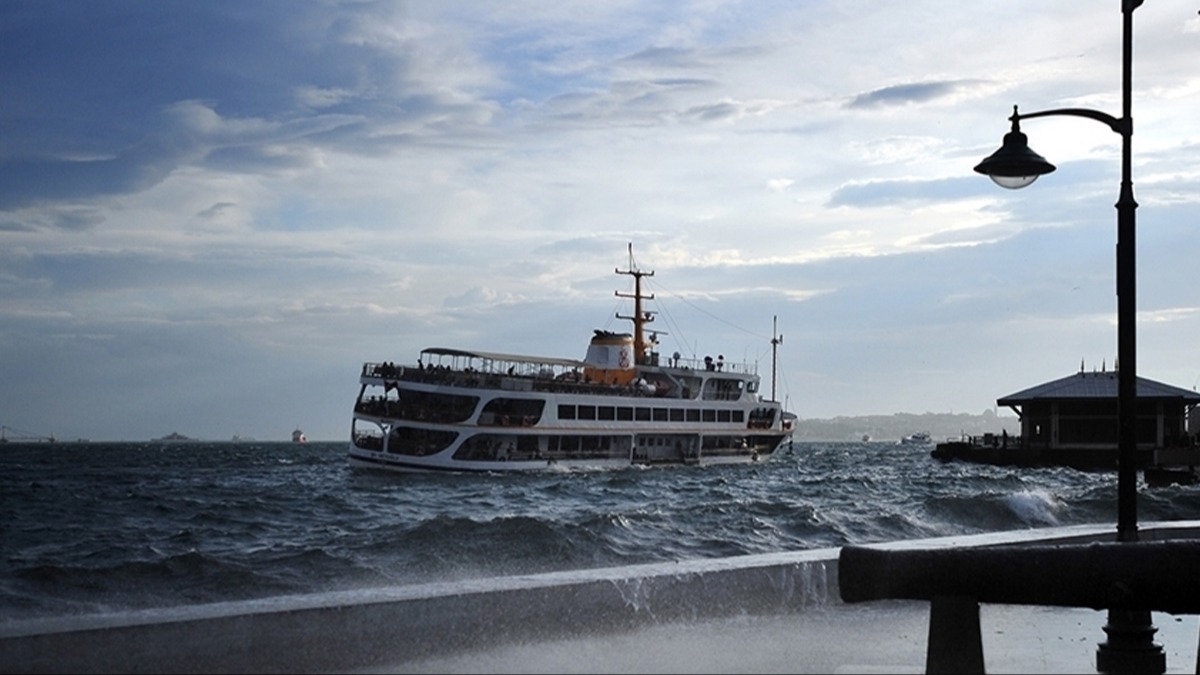 stanbul'da vapur seferleri yaplamyor