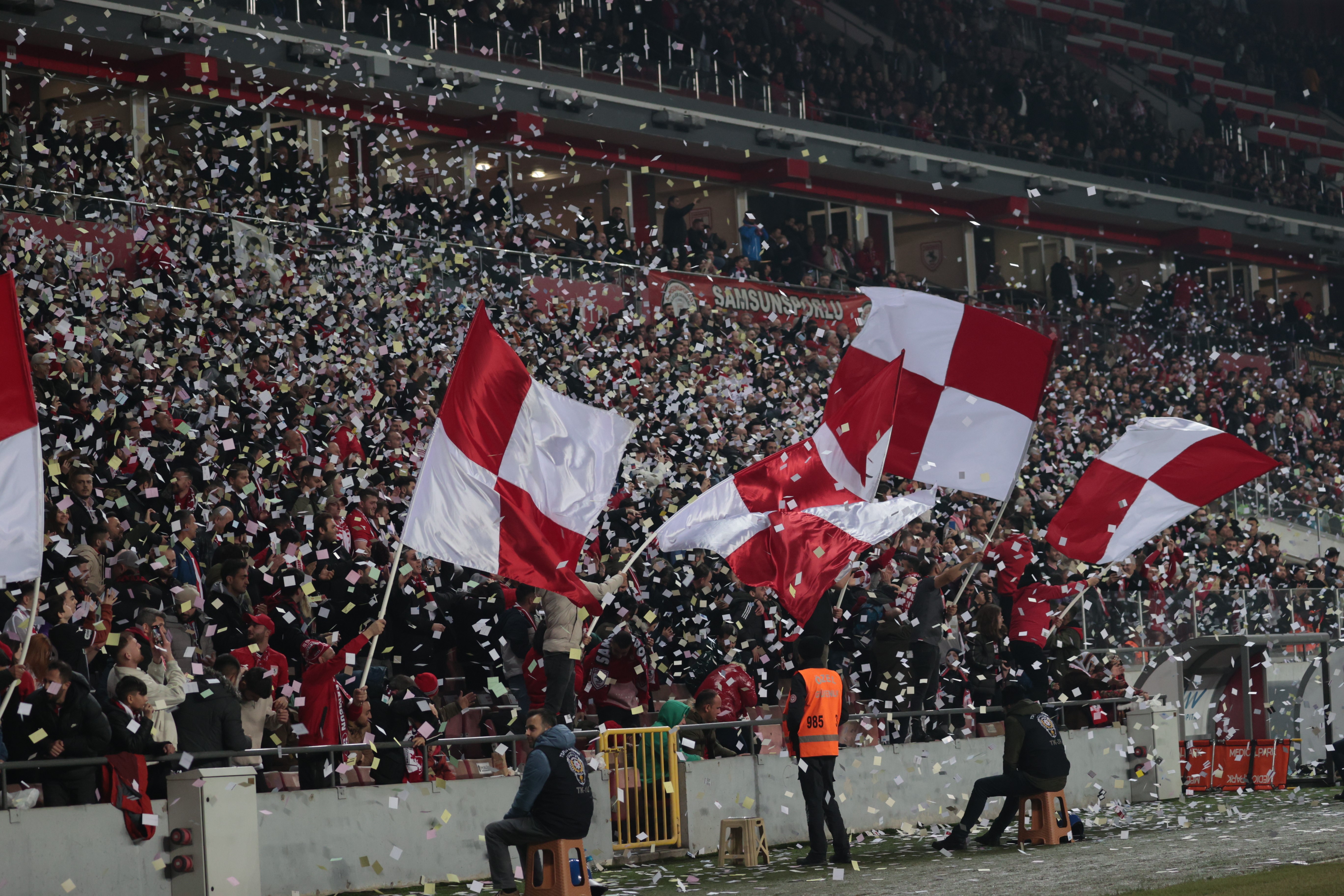 Samsunspor'a S�per Lig ekiplerinden tebrik mesaj�