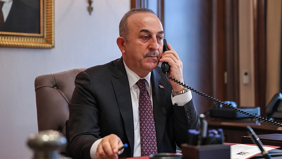 Bakan �avu�o�lu, mevkida�� Cleverly ile g�r��t�