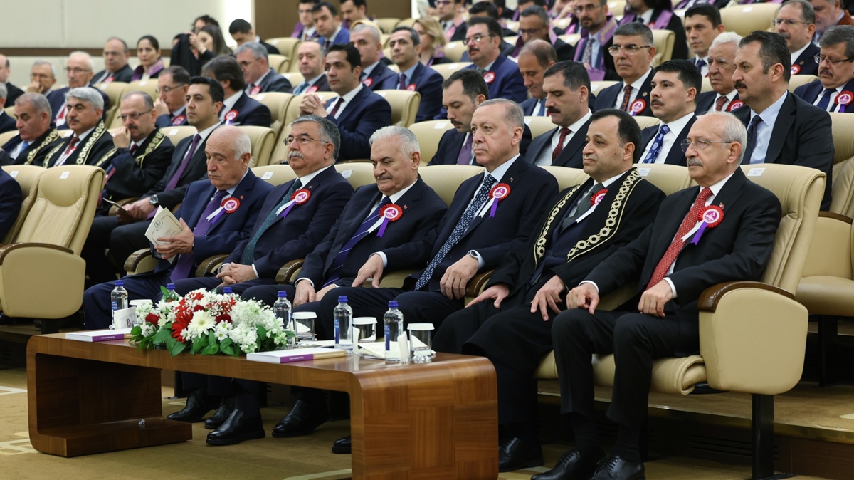 Cumhurbakan Erdoan, Anayasa Mahkemesinin 61. kurulu yl dnm trenine katld