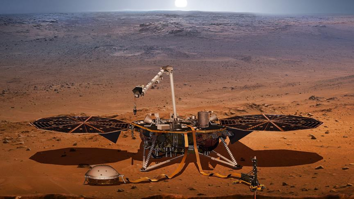 NASA'n�n uzay arac� InSight, Mars'ta sismik dalgalar� ilk kez saptad�