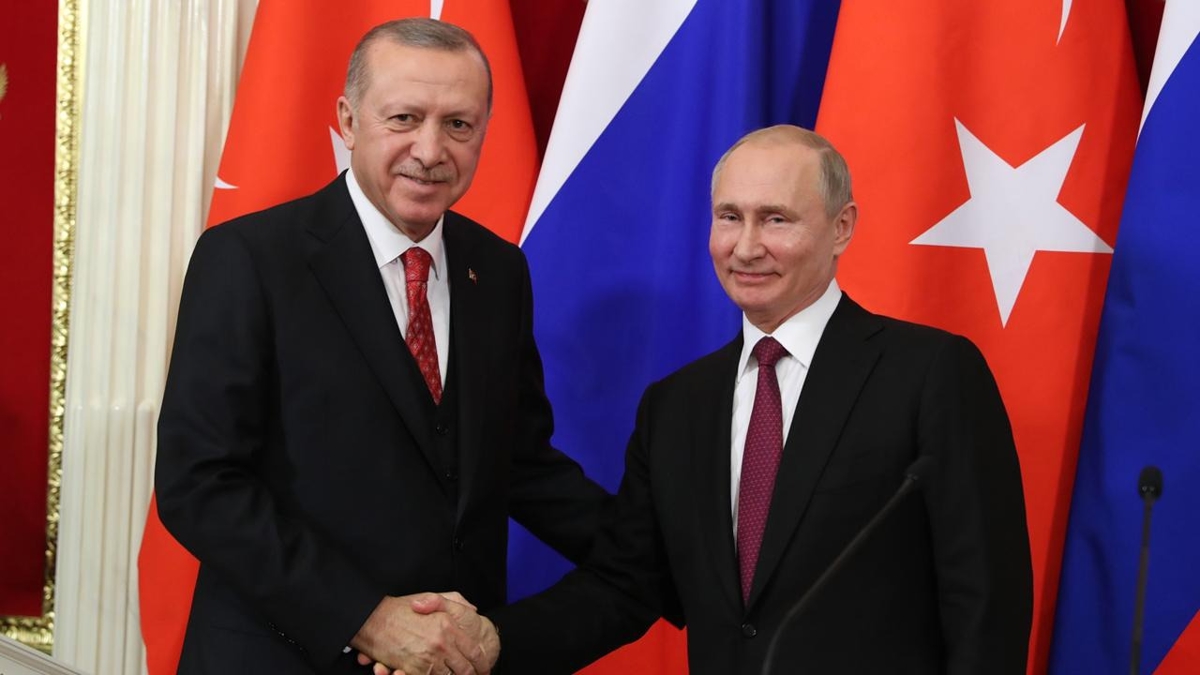 Cumhurbakan Erdoan, Putin'le grecek