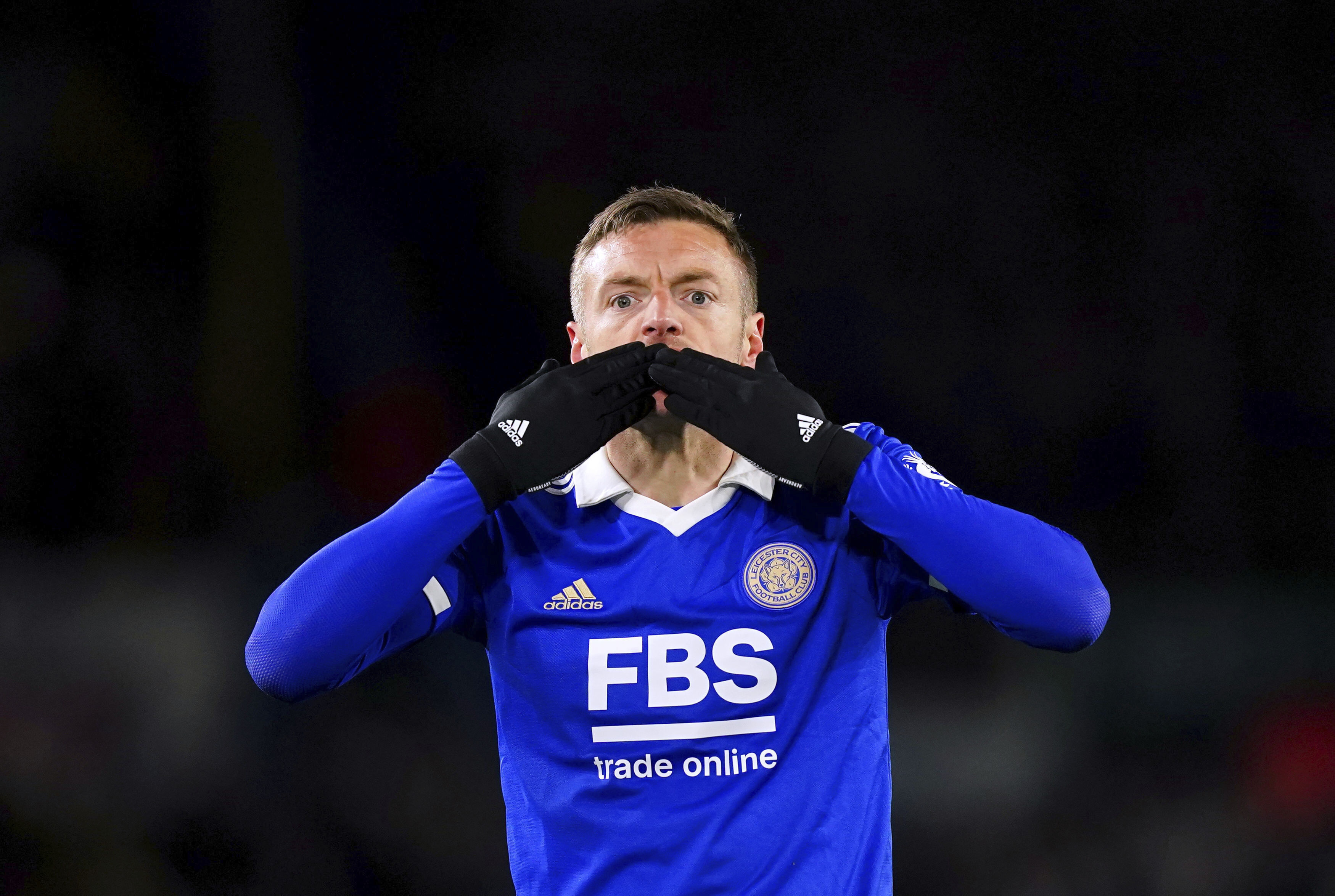 Vardy, uzun bir aran�n ard�ndan Premier Lig'de gol att�