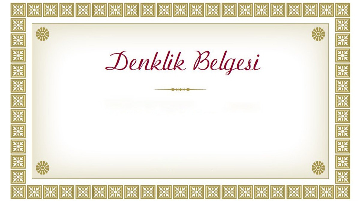 E-Devlet Denklik Belgesi Alma Ekranı! Denklik Belgesi Nasıl Alınır?