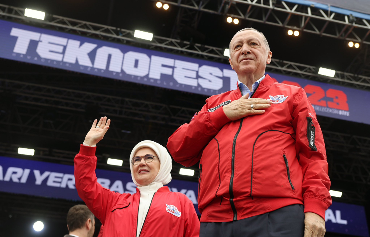 Emine Erdo�an: TEKNOFEST ku�a�� �lkemizin kalbi