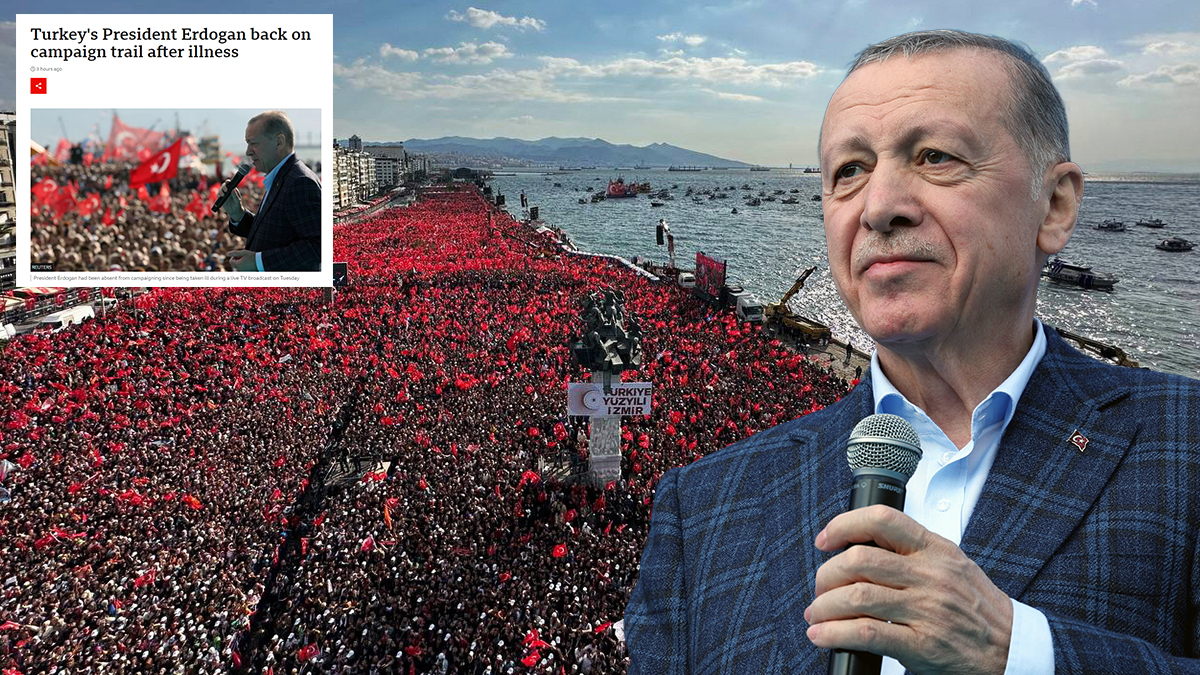 �zmir mitingi Bat�'y� panikletti! �ngiliz bas�n�ndan �arp�c� yorum: Rakipleri endi�elendiren performans