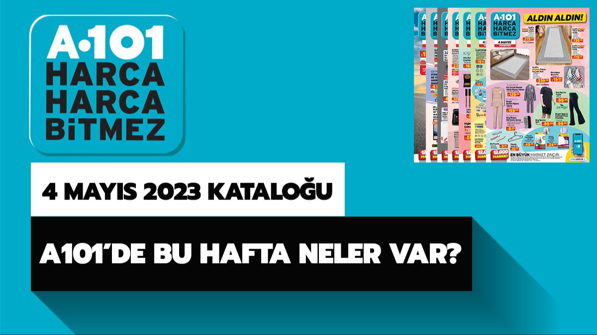 A101'de bu hafta neler var? A101 4 Mays 2023 aktel rnler katalou