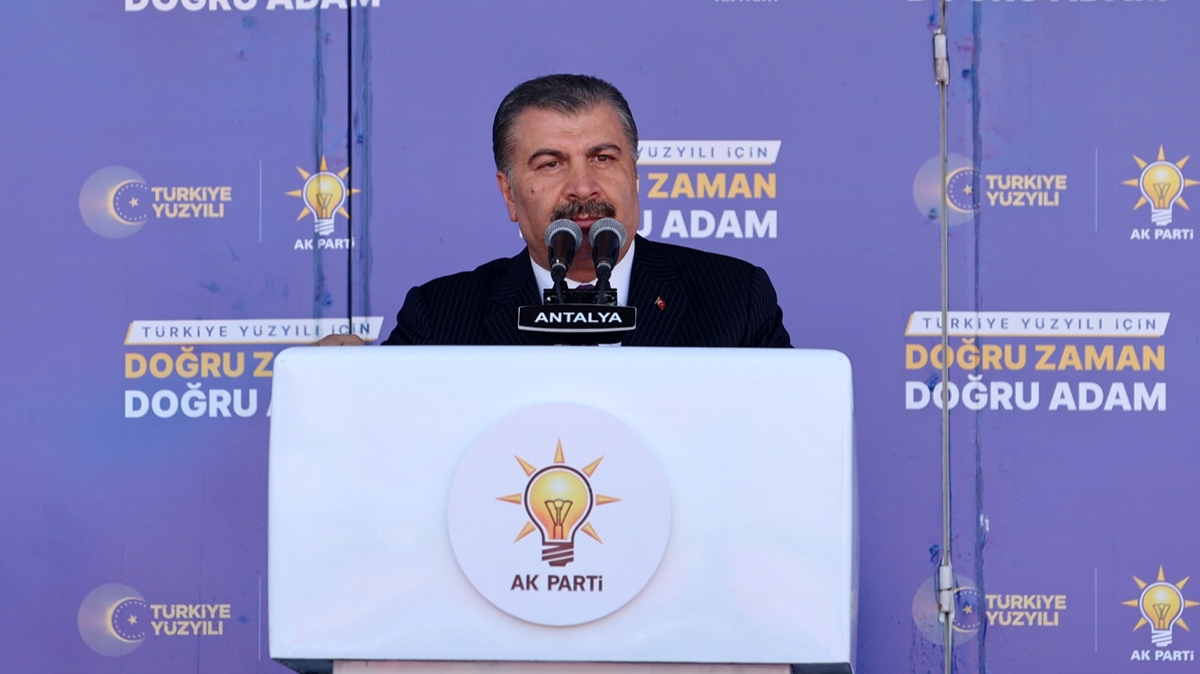 Bakan Koca: Bu hizmetlerin arkasndaki irade Cumhurbakan'mzdr