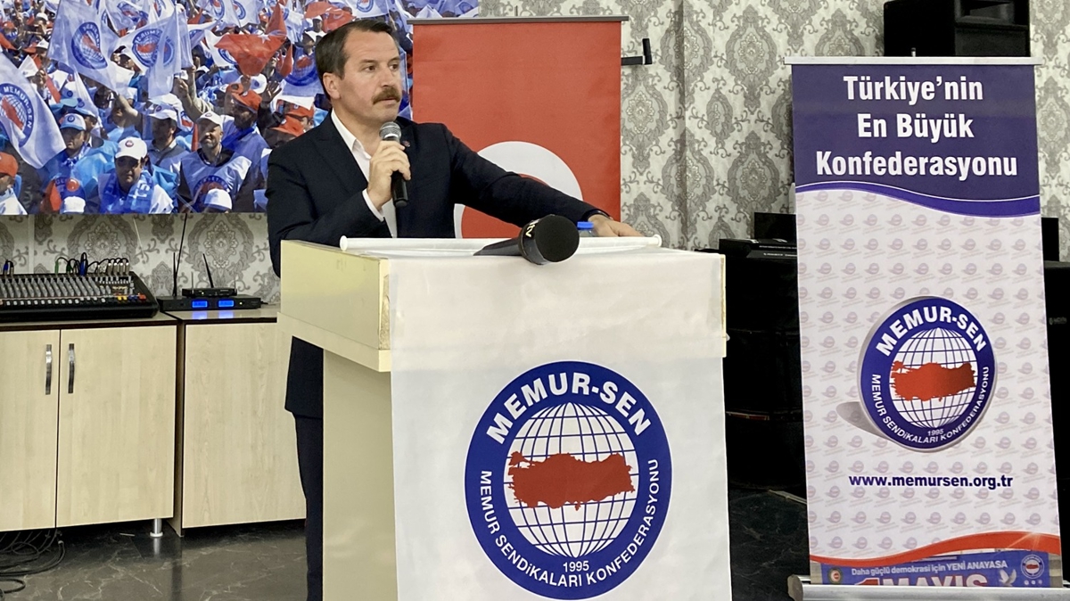 Ali Yaln: PKK'nn eleba Duran Kalkan nerede duruyorsa Memur-Sen onun tam karsndadr