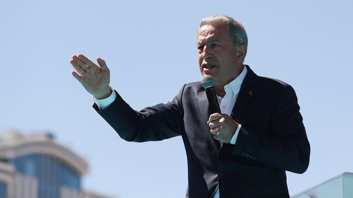 Bakan Akar'dan 14 Mays mesaj: Sz konusu vatan, sz konusu bekamz