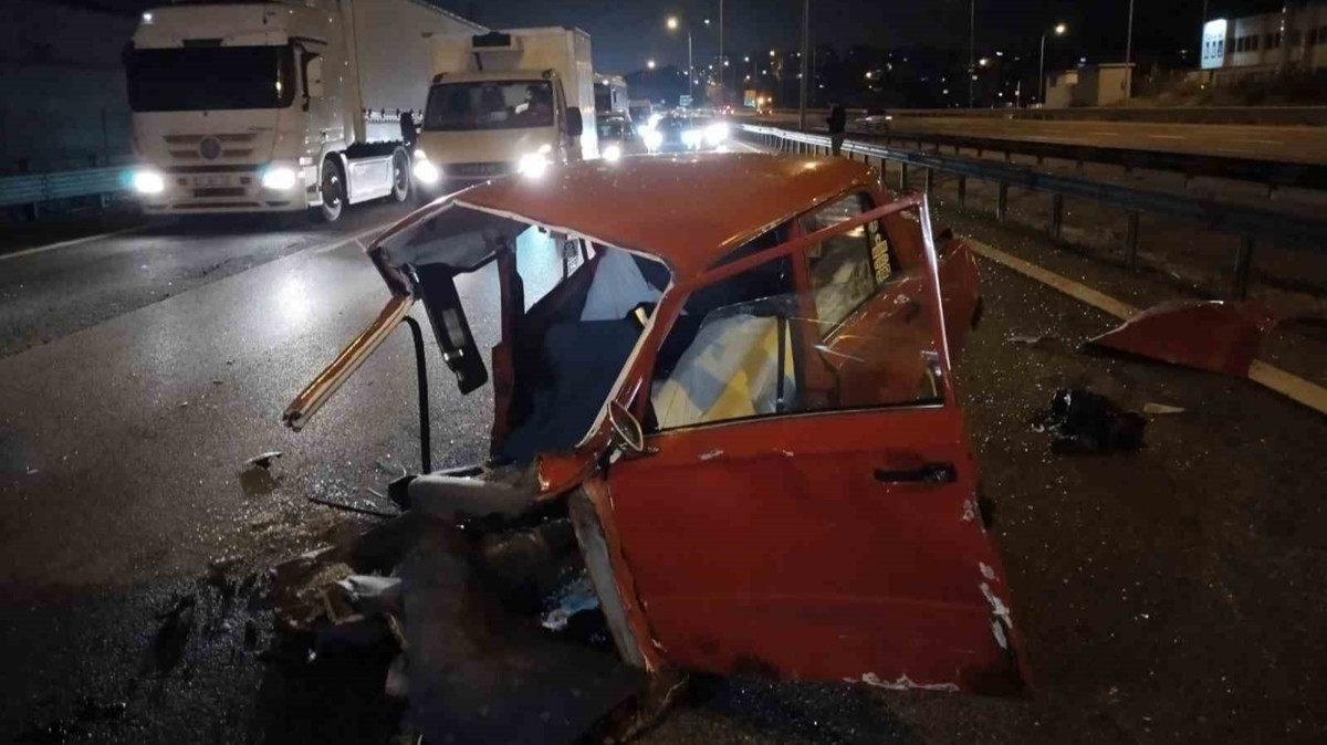 TEM Otoyolu'nda korkun kaza!