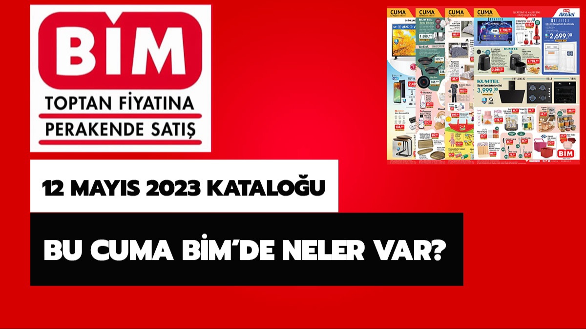BM 12 Mays 2023 aktel rnler katalou! BM'de bu hafta cuma neler var?