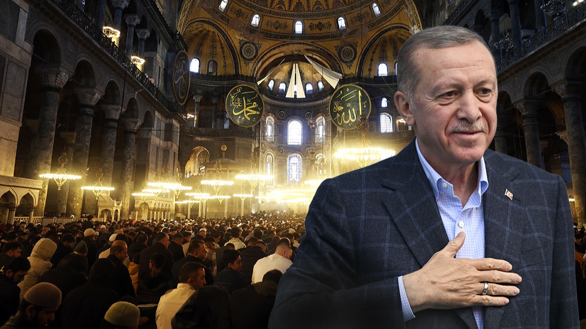Bakan Erdoan seim duasn Ayasofya'da yapacak 