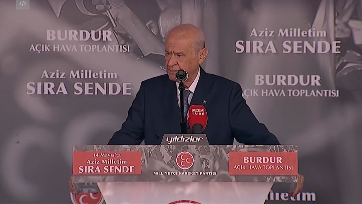 MHP Lideri Baheli'den Kldarolu'na: Sen inkar etsen de Demirta terristtir
