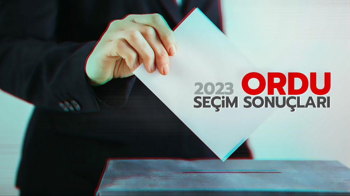 Ordu seim sonular 2023: 14 Mays Ordu Cumhurbakan ve Milletvekili seim sonular