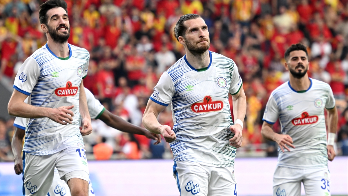 aykur Rizespor'un Sper Lig vizesi gelecek haftaya kald!
