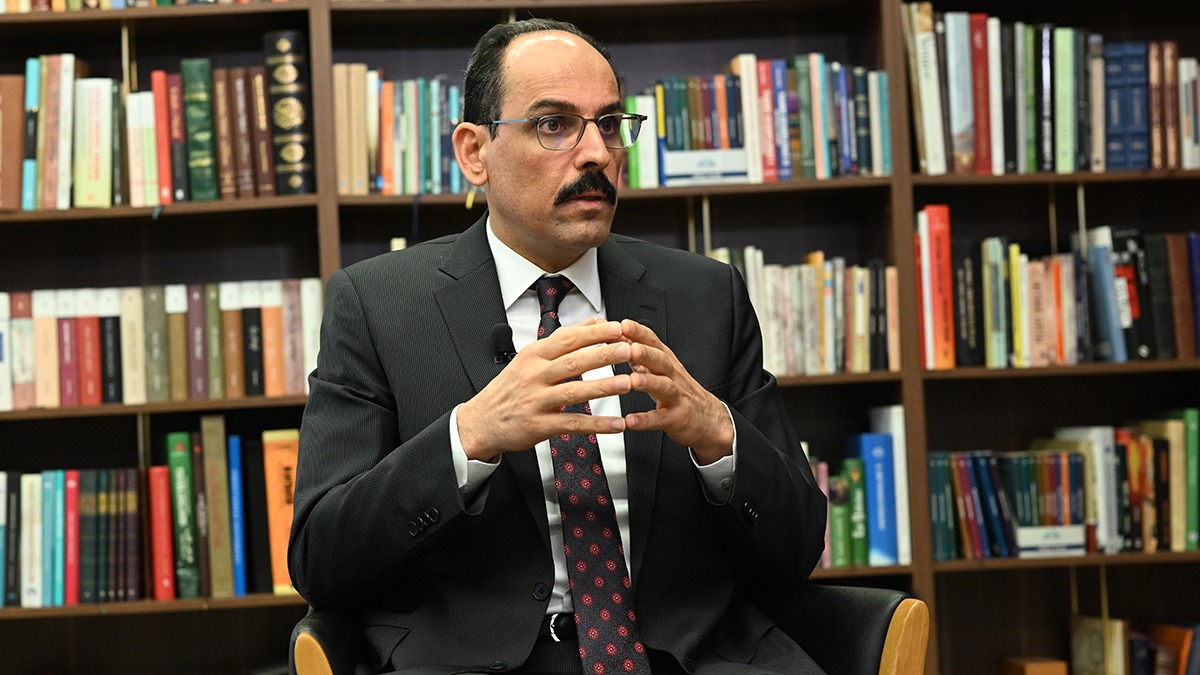 Cumhurbakanl Szcs brahim Kaln: Sinan Oan ile u ana kadar grme olmad
