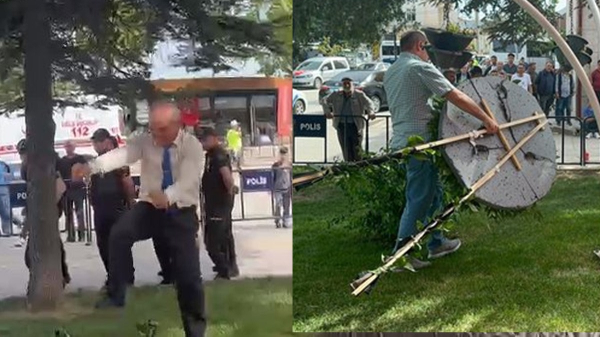 ehit cenazesinde Kldarolu ve Akener'e byk tepki: elengi yere atp paraladlar! 