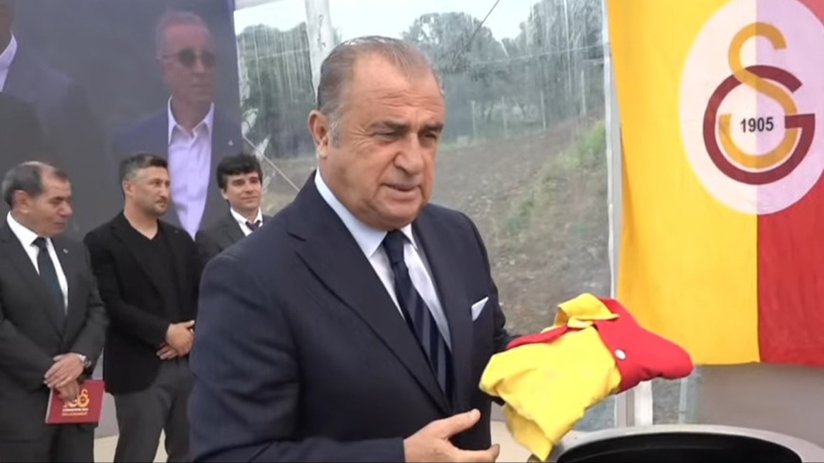 Metin Oktay Tesisleri'nin temeli atld! Fatih Terim: Galatasaray'n baarlarnda ok nemli merkez olacak