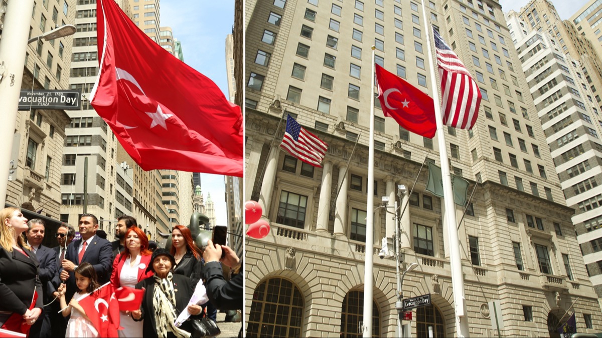 Wall Street'te Trk bayra gndere ekildi