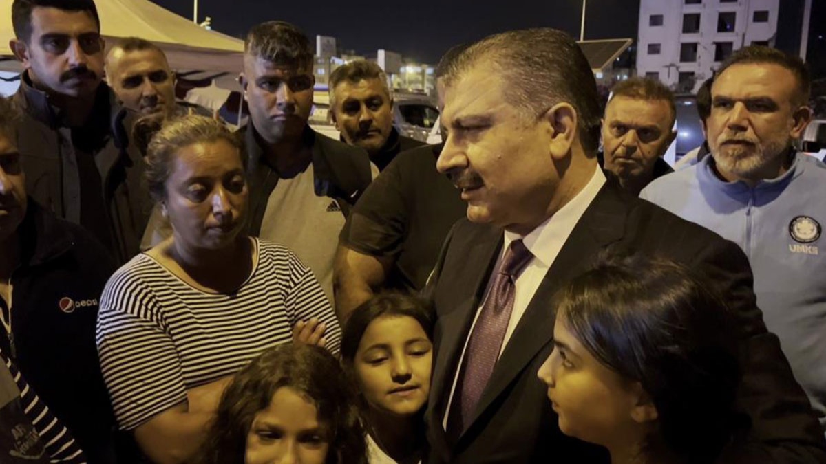 Bakan Koca'dan adr kente gece ziyareti