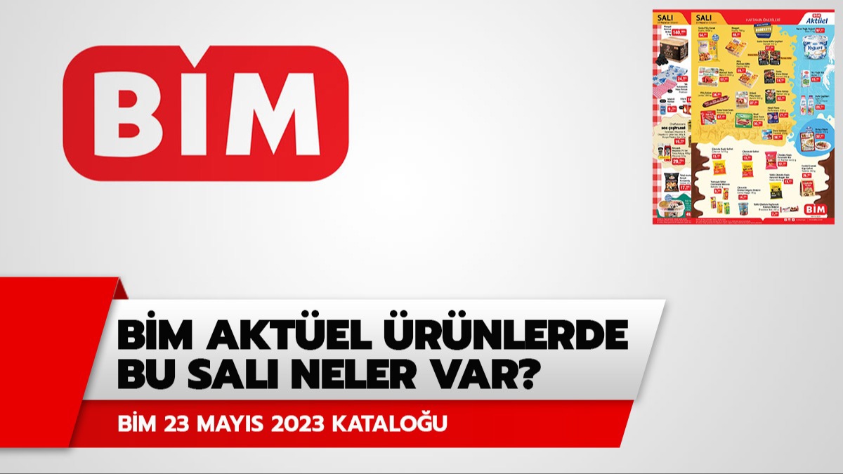 BM'de bu hafta Sal neler var? BM 23 Mays 2023 aktel rnler katalou