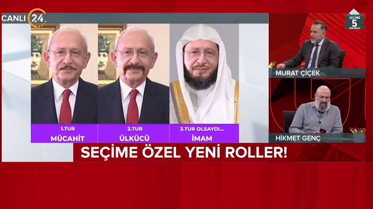 Kldarolu'nun '28 Mays' ayarl oyunu! Murat iek: Bunlar 1. turda mcahit, 2. turda lkc, 3. turda imam olacak