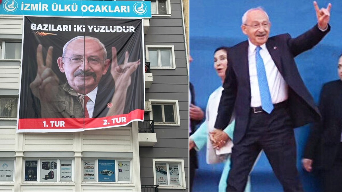 lkclerden manidar pankart! Kldarolu'na tepkiler  gibi: Hadi cevap versene