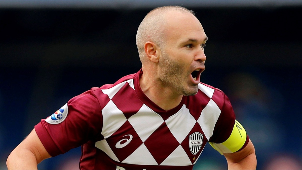Andres Iniesta Vissel Kobe'den ayrld