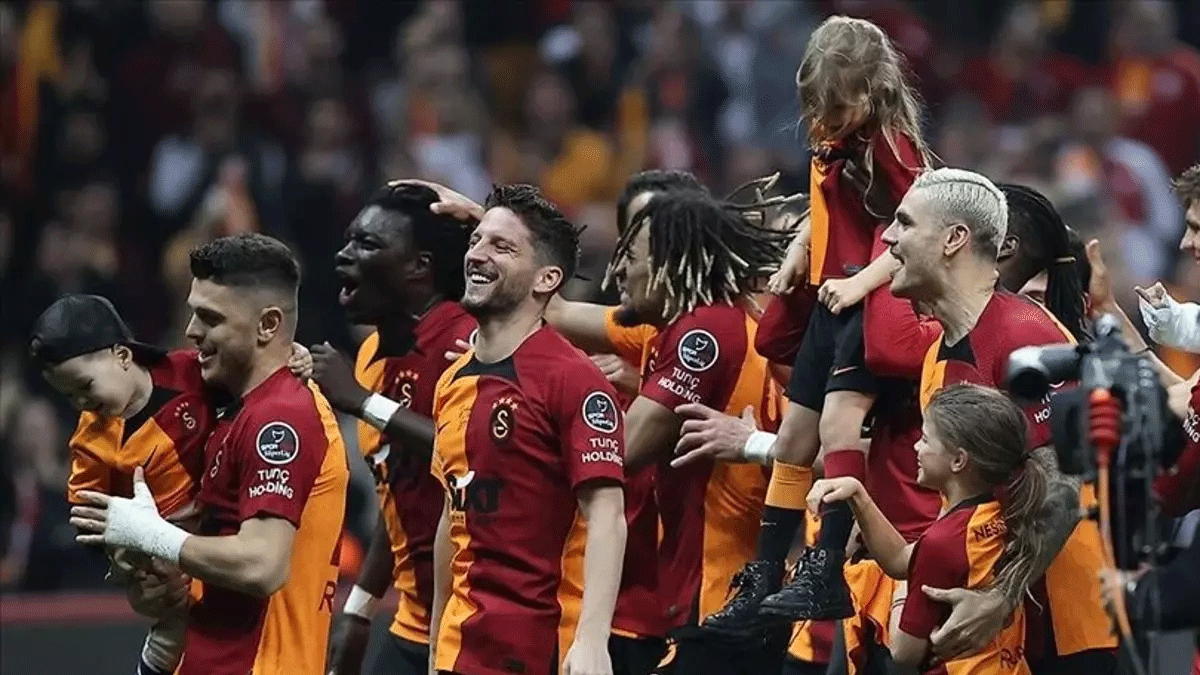 Galatasarayl oyuncularn ampiyonluk heyecan 
