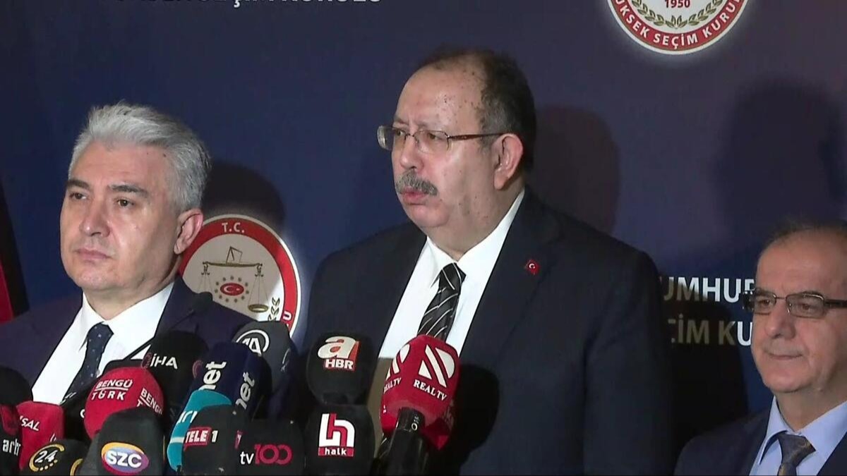 YSK Bakan Ahmet Yener: Yayn yasa saat 18.15 itibaryla kaldrld