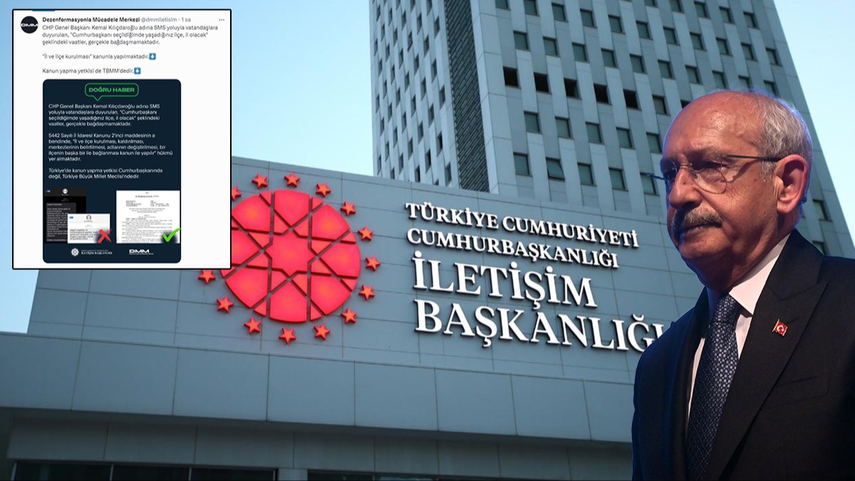 Dezenformasyona geit yok! letiim Bakanlndan Kldarolu'nun vaadine yalanlama: Kanun yetkisi TBMM'dedir
